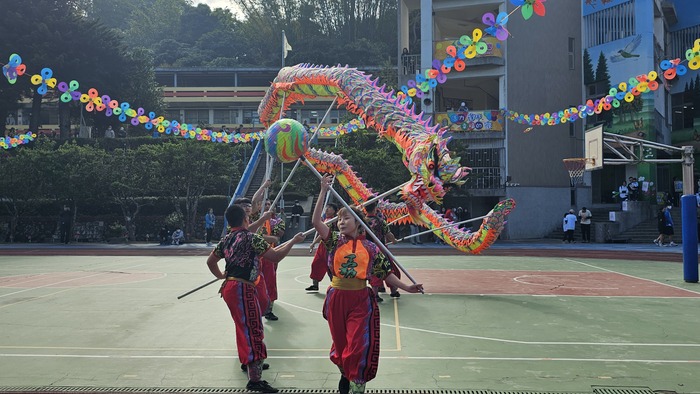舞龍表演圖片